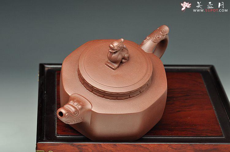 紫砂壶图片：陈进最新力作 大气厚重 全手中华情 送礼精品 - 美壶网