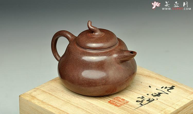 紫砂壶图片：水磨葫芦 全手作品 曼生十八式  仅此一件 - 美壶网