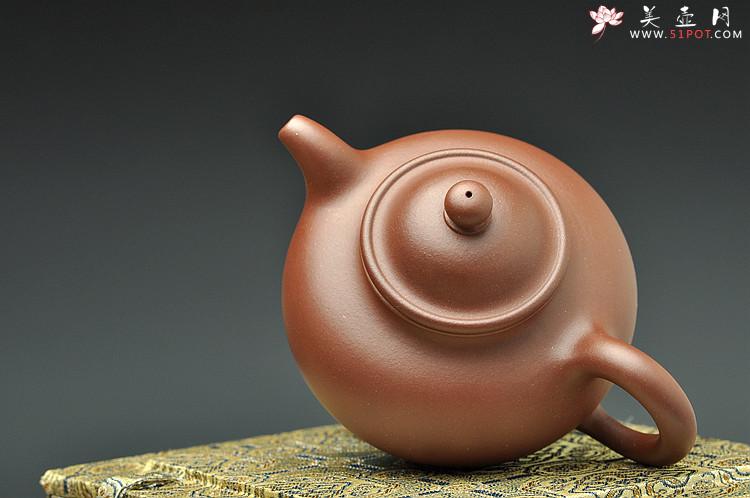 紫砂壶图片：李寒勇定样 台湾映雪山房定制亨掇 经典特拼紫泥 - 美壶网