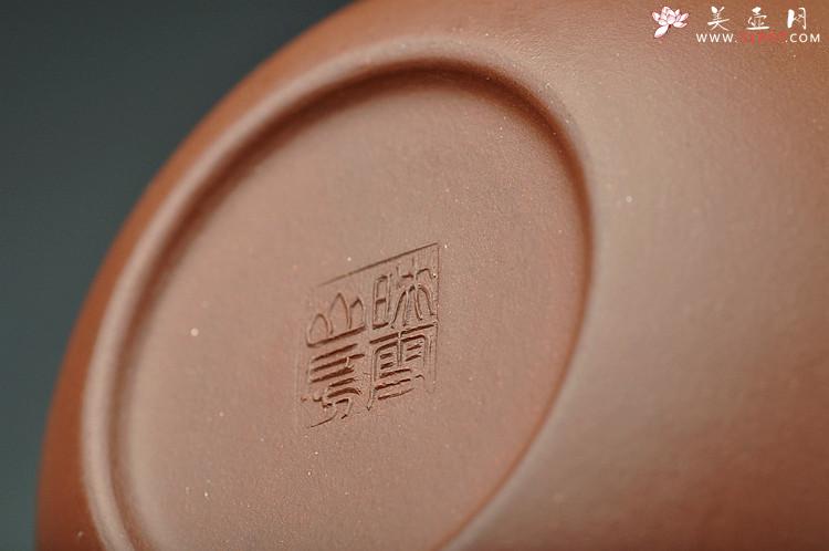 紫砂壶图片：李寒勇定样 台湾映雪山房定制亨掇 经典特拼紫泥 - 美壶网