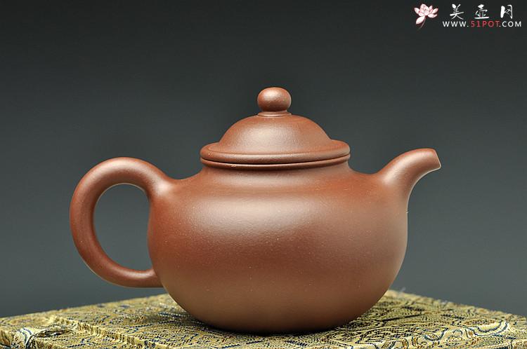 紫砂壶图片：李寒勇定样 台湾映雪山房定制亨掇 经典特拼紫泥 - 美壶网