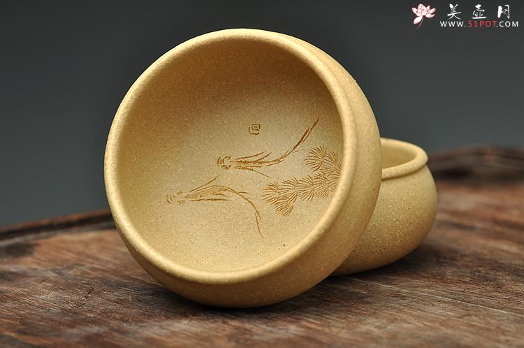 紫砂壶图片：围棋杯 佛手花瓶 古雅圆润 品味优质本山段 - 美壶网