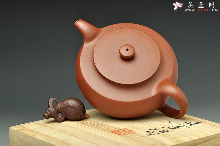 紫砂壶图片：于洪霞全手工精心力作  挚 追求紫砂挚美 饱满蓄势 寿珍韵 - 美壶网