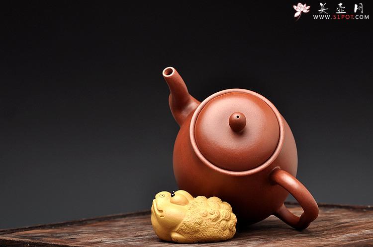 紫砂壶图片：敦厚古风 潘小东全手新作 君冠 耐品实用 - 美壶网