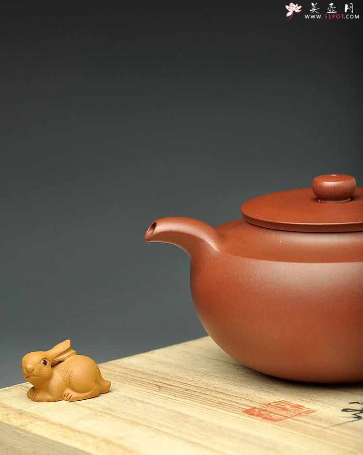 紫砂壶图片：于洪霞全手工精心力作  挚 追求紫砂挚美 饱满蓄势 寿珍韵 - 美壶网