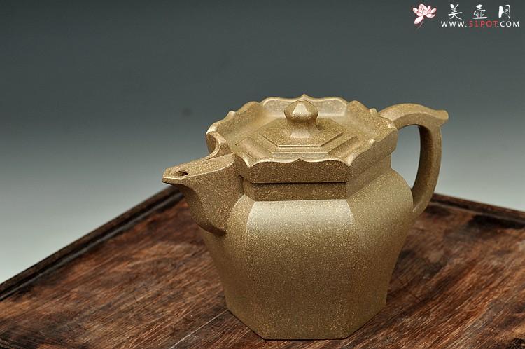 紫砂壶图片：庄严肃穆砂中佛 青灰段砂 老味具显 大僧帽 - 美壶网