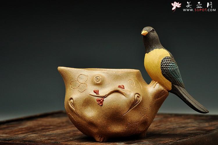 紫砂壶图片：许卫星 喜上眉梢公道杯 栩栩如生 别有情趣 - 美壶网