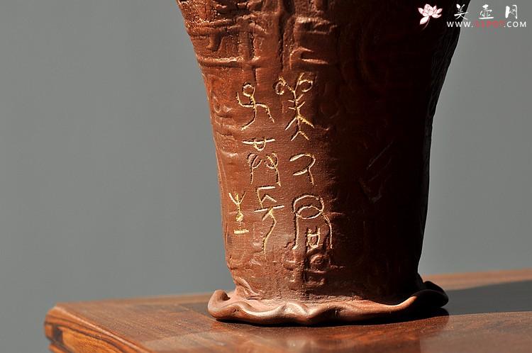 紫砂壶图片：美人君子共长生o(∩_∩)o  青铜风格之全手美人瓶  - 美壶网