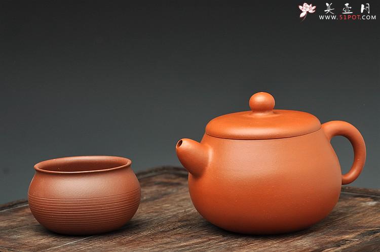 紫砂壶图片：潘小东最近全手作品 艺术和实用的结合 朱泥梵露珠  - 美壶网