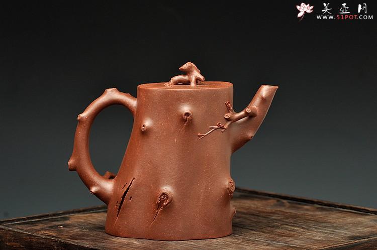 紫砂壶图片：单志萍最新力作 风韵十足 全手道洪梅桩 铁骨柔情 - 美壶网