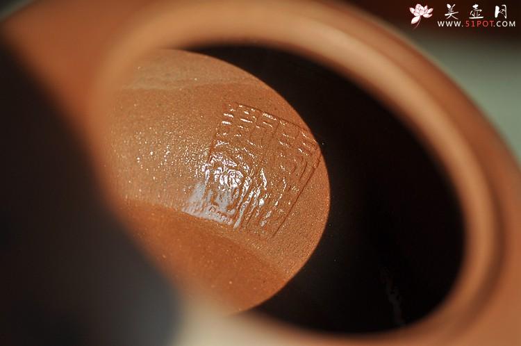 紫砂壶图片:得趣之作 国师吴优良双刀装饰 全手曼生吉瓜 优质紫泥 - 美壶网