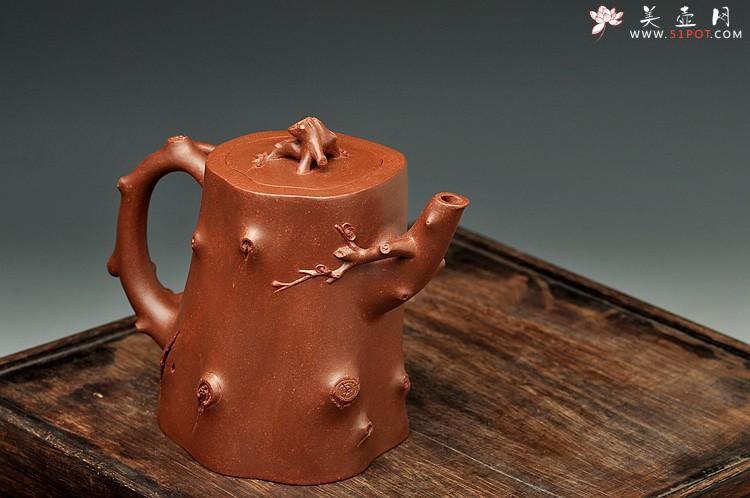 紫砂壶图片：单志萍最新力作 风韵十足 全手道洪梅桩 铁骨柔情 - 美壶网