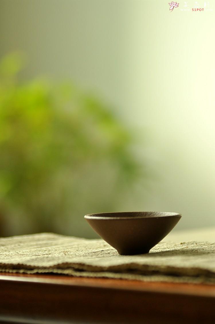 紫砂壶图片：石丁秋韵杯  - 美壶网