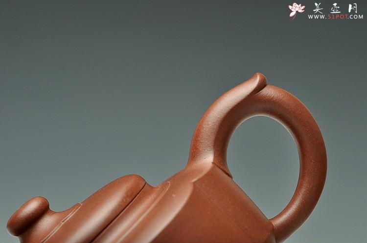 紫砂壶图片：苍劲刚遒 造型端庄大方 储俊伟精心之作 梅花周盘 5号井底槽青 - 美壶网