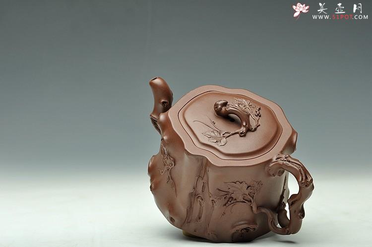 紫砂壶图片：大气浑厚 全手葡萄桩 精品欣赏 - 美壶网