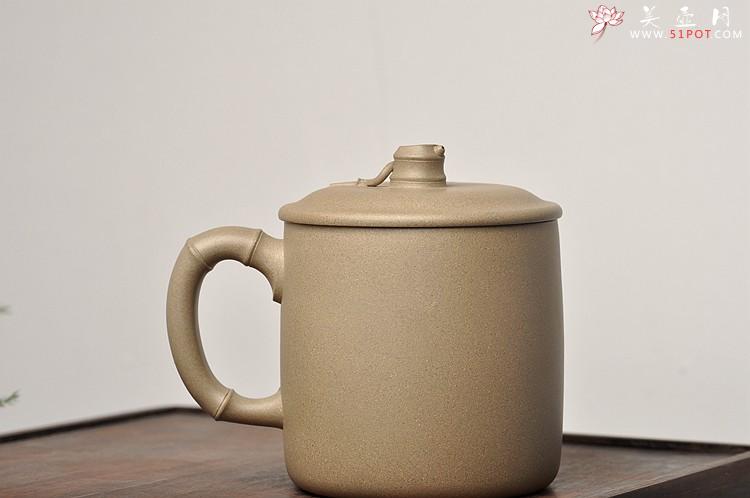 紫砂壶图片：端庄敦厚 黄龙源青段之清韵君子杯 滴子有亮点~ 素雅 - 美壶网