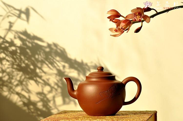 紫砂壶图片：周路健新品 形态到位 气韵不凡 陆逸舟装饰 全手恒圆 - 美壶网