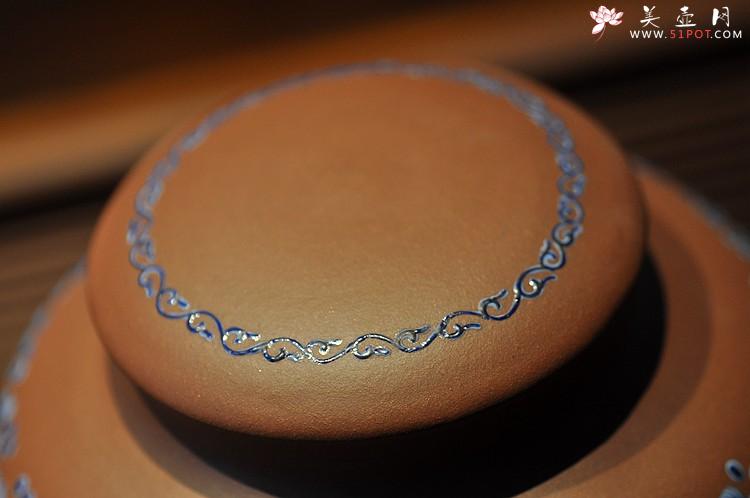 紫砂壶图片：美壶定做 精品粉彩茶叶罐 浑厚大气 古朴之风 - 美壶网