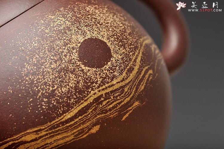 紫砂壶图片：国工闵祥君新作 传统经典 通透绞泥作品 旭日东升之龙蛋 - 美壶网