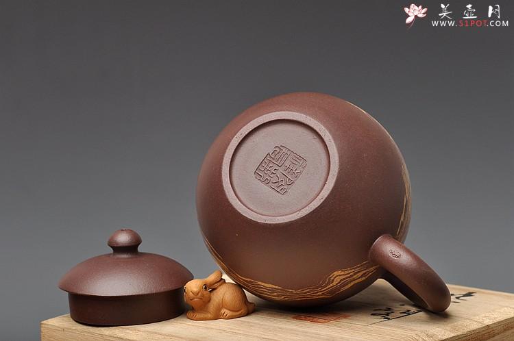 紫砂壶图片：国工闵祥君新作 传统经典 通透绞泥作品 旭日东升之龙蛋 - 美壶网