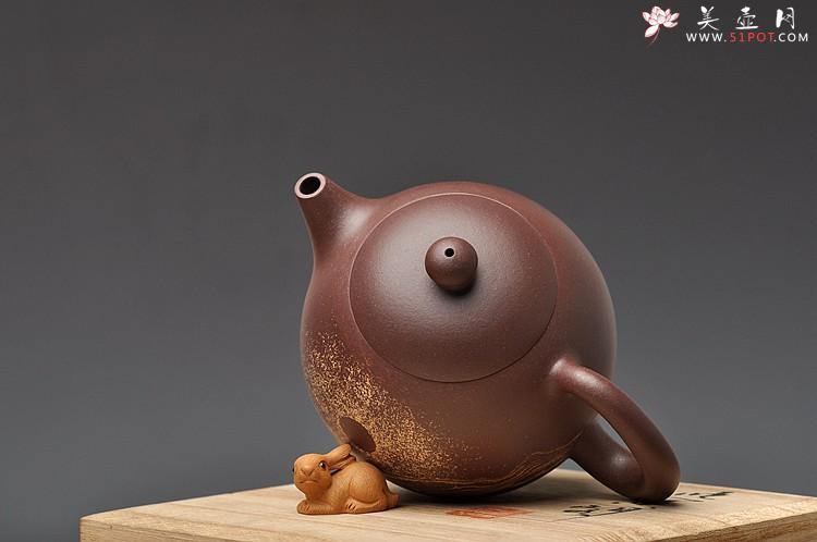 紫砂壶图片：国工闵祥君新作 传统经典 通透绞泥作品 旭日东升之龙蛋 - 美壶网