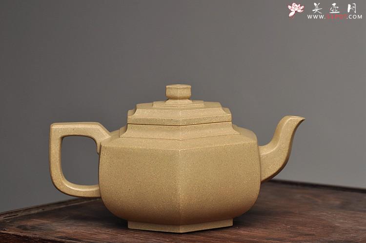 紫砂壶图片：许学军经典代表作 难得好工 精品本绿  全手雪华 - 美壶网