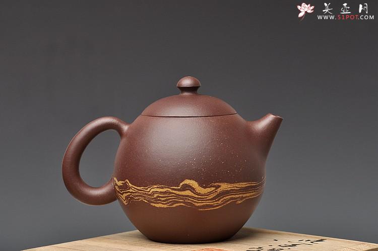 紫砂壶图片：国工闵祥君新作 传统经典 通透绞泥作品 旭日东升之龙蛋 - 美壶网