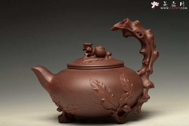 紫砂壶图片:霸气外露o(∩_∩)o 圣桃壶 精品重器 其功力可见一斑 诸兄细品~ - 美壶网