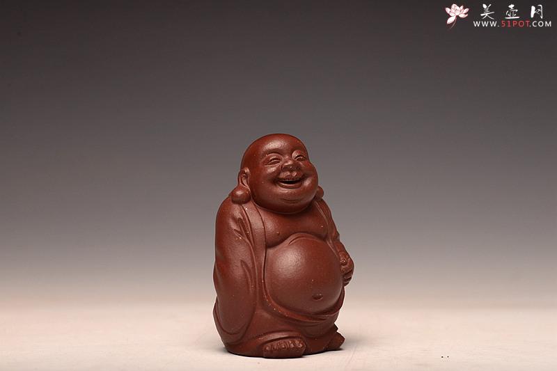 紫砂壶图片：精品开心小弥勒 表情细腻 栩栩如生~ - 美壶网