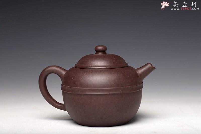 紫砂壶图片：美壶特惠 茶人最爱 实用 摹古系列之黑星土 明式腰线 - 美壶网
