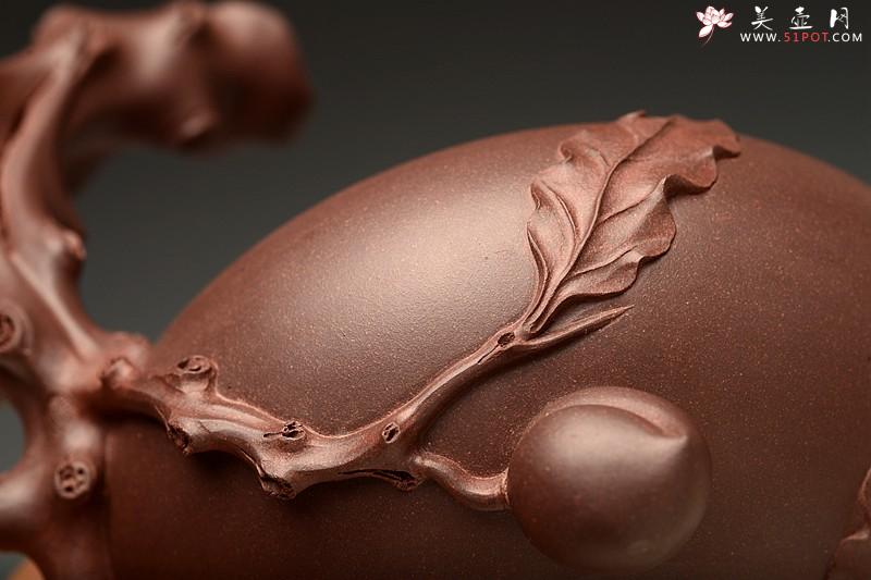 紫砂壶图片:霸气外露o(∩_∩)o 圣桃壶 精品重器 其功力可见一斑 诸兄细品~ - 美壶网