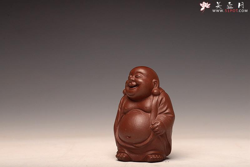 紫砂壶图片：精品开心小弥勒 表情细腻 栩栩如生~ - 美壶网