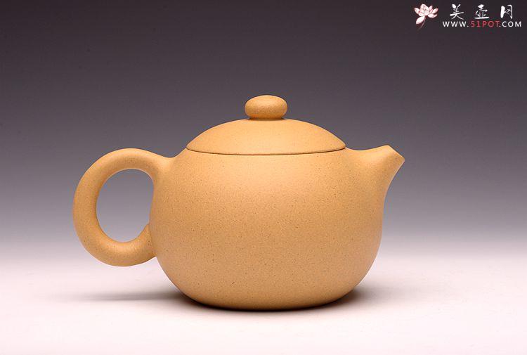 紫砂壶图片：助工之本绿西施 器形周正  - 美壶网
