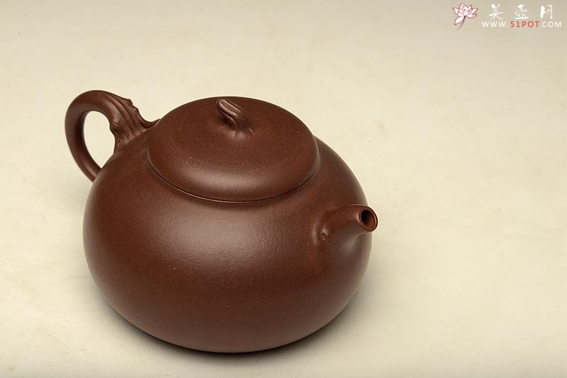 紫砂壶图片：潘丹初力作 简意花货 优美可人寓意吉祥 翠香 - 美壶网