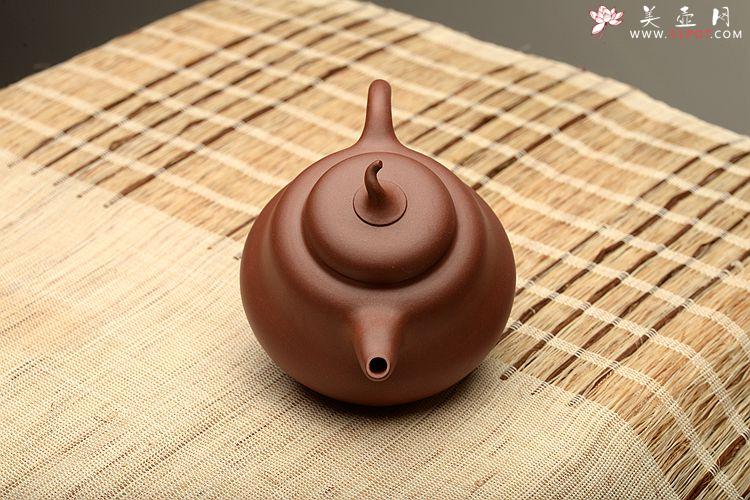 紫砂壶图片： 曼生十八式之全手一捺底葫芦 优质底槽青 经典代表作 - 美壶网