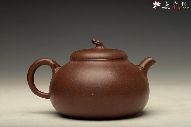 紫砂壶图片：潘丹初力作 简意花货 优美可人寓意吉祥 翠香 - 美壶网