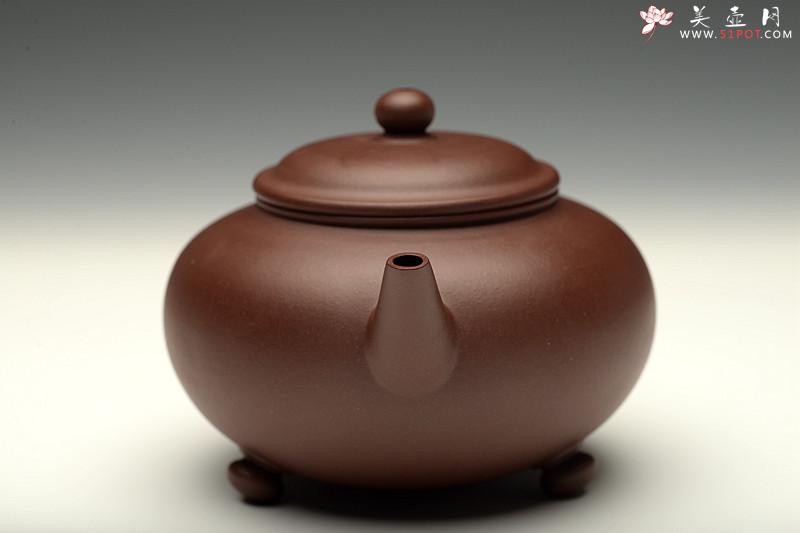 紫砂壶图片：神韵探寻 全手三足水平 实力体现 舒展大气 - 美壶网