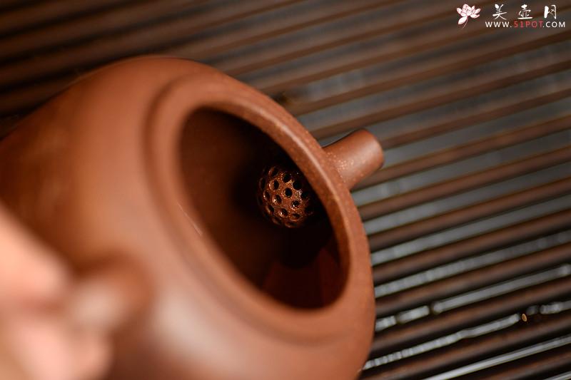 紫砂壶图片:汲深泉,清而甘;洗吾心,无忧烦~ 优质降坡泥 全手井泉 文人壶 - 美壶网