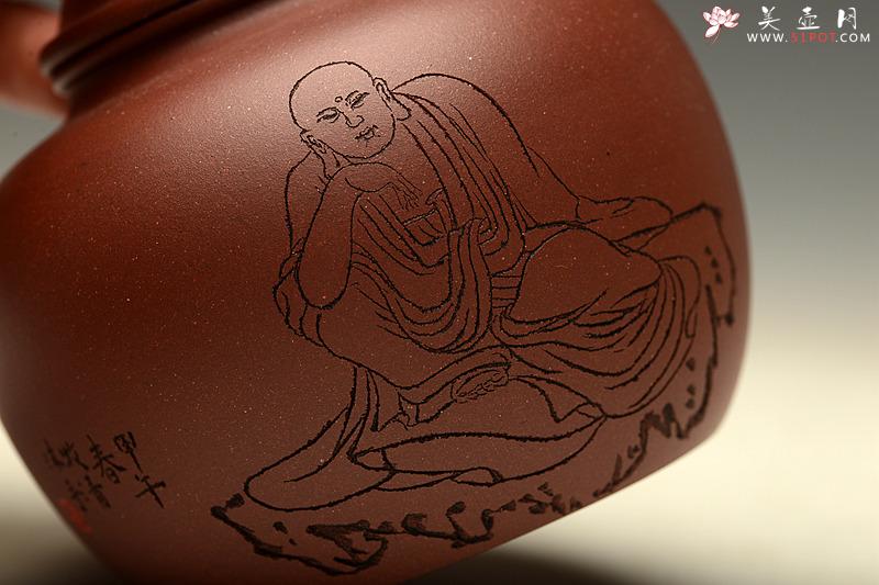 紫砂壶图片：佛缘茶叶罐 - 美壶网