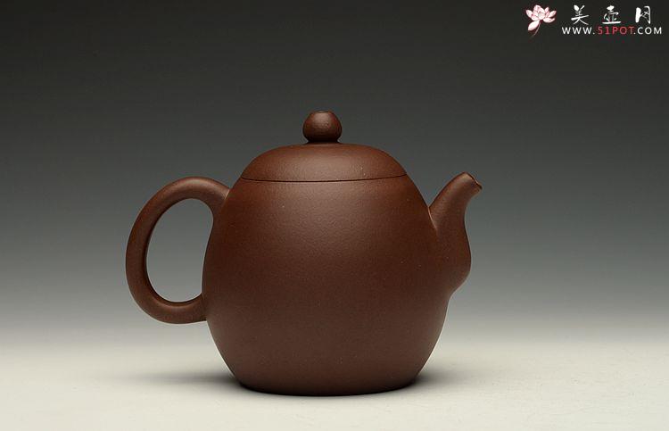 紫砂壶图片：周路健全手新作 挺拔有力 耐品实用  龙蛋壶 - 美壶网