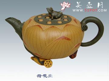 紫砂壶图片：荷花壶 - 美壶网