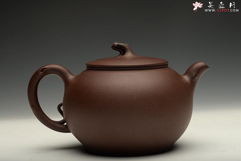 紫砂壶图片：进步之作 敦厚可人 简意花器 全手工双色惜春一对 - 美壶网