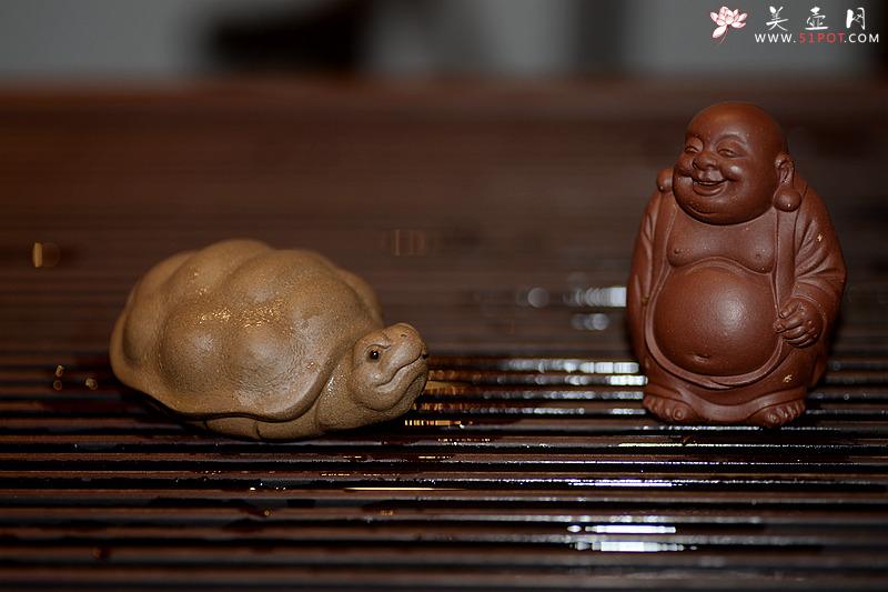 紫砂壶图片：龟虽寿之小龟o(∩_∩)o  茶盘宠物~ - 美壶网