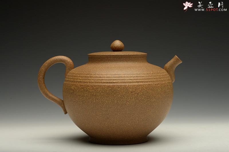 紫砂壶图片：独特韵味 古色古香 于洪霞新作 全手汉韵 饱满俊雅 - 美壶网