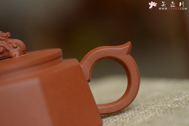 紫砂壶图片：唐文新作 稳重大气   全手八方柱础 - 美壶网