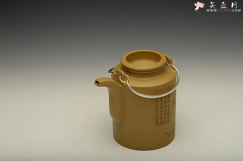 紫砂壶图片：陈宏林装饰 强强联合 全手玉麟洋桶 摹 - 美壶网