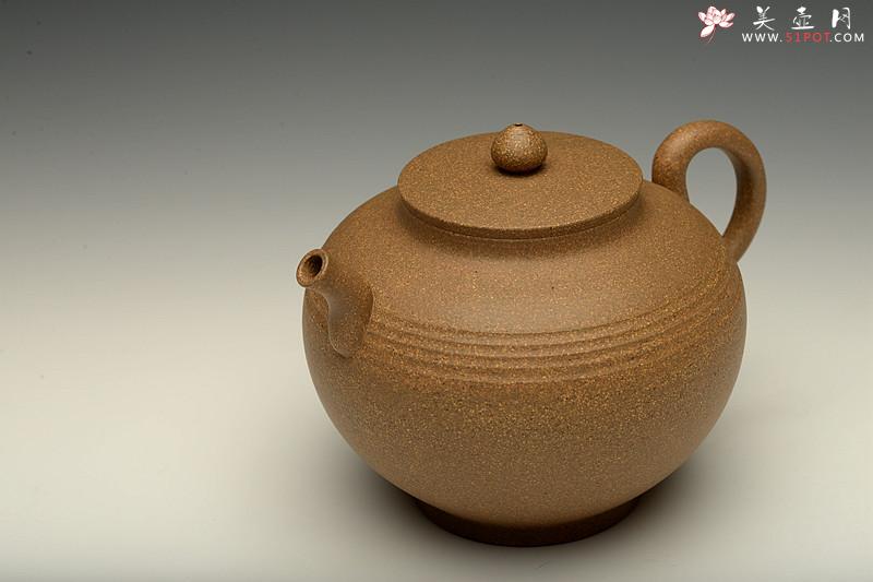 紫砂壶图片：独特韵味 古色古香 于洪霞新作 全手汉韵 饱满俊雅 - 美壶网