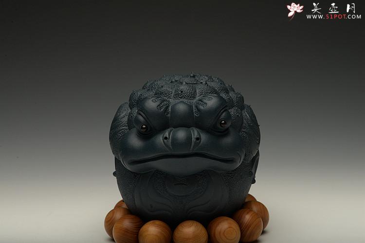 紫砂壶图片： 金蟾 栩栩如生  和气生财 - 美壶网