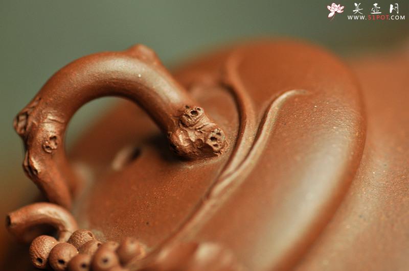 紫砂壶图片：原创花货 文气之作 葡萄宝瓶 孙伟强张新亚合作 丰收喜庆 - 美壶网