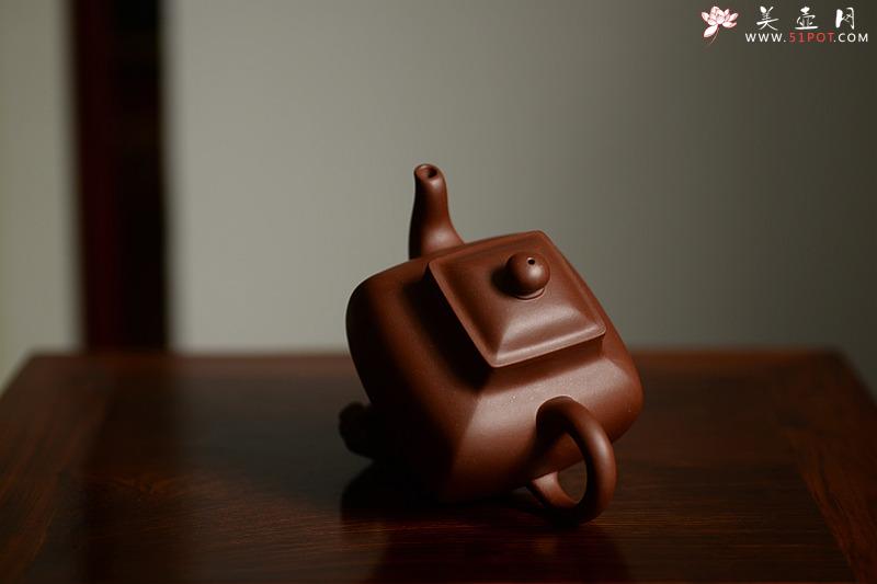紫砂壶图片：许学军最新力作 浑方寓圆 挺拔大气 全手方韵 - 美壶网